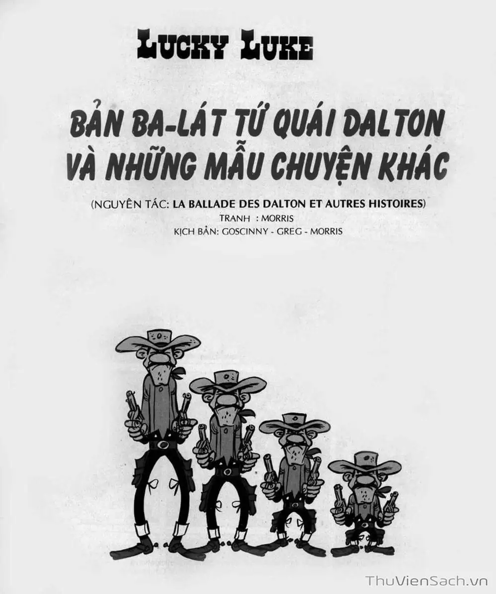 Truyện Tranh Cuộc Phiêu Lưu Kỳ Thú Của Lucky Luke trang 3