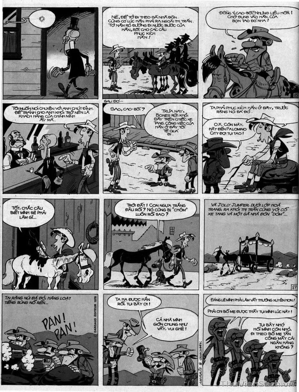 Truyện Tranh Cuộc Phiêu Lưu Kỳ Thú Của Lucky Luke trang 3
