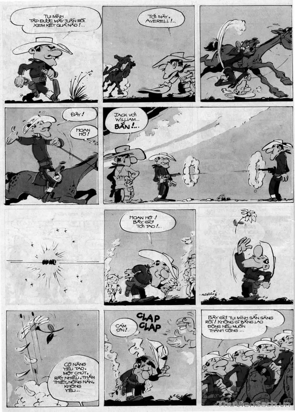 Truyện Tranh Cuộc Phiêu Lưu Kỳ Thú Của Lucky Luke trang 3