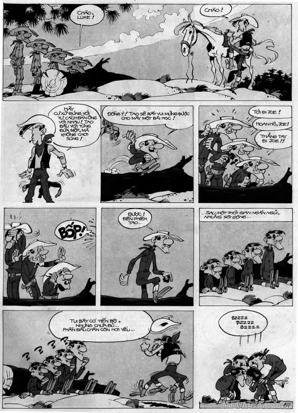 Truyện Tranh Cuộc Phiêu Lưu Kỳ Thú Của Lucky Luke trang 3