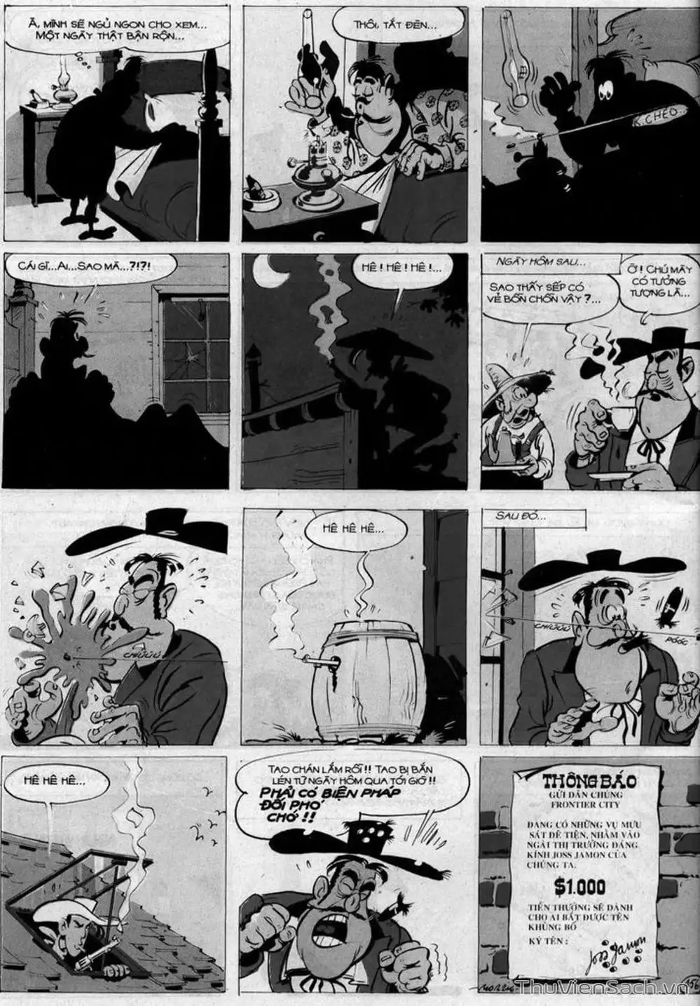 Truyện Tranh Cuộc Phiêu Lưu Kỳ Thú Của Lucky Luke trang 3