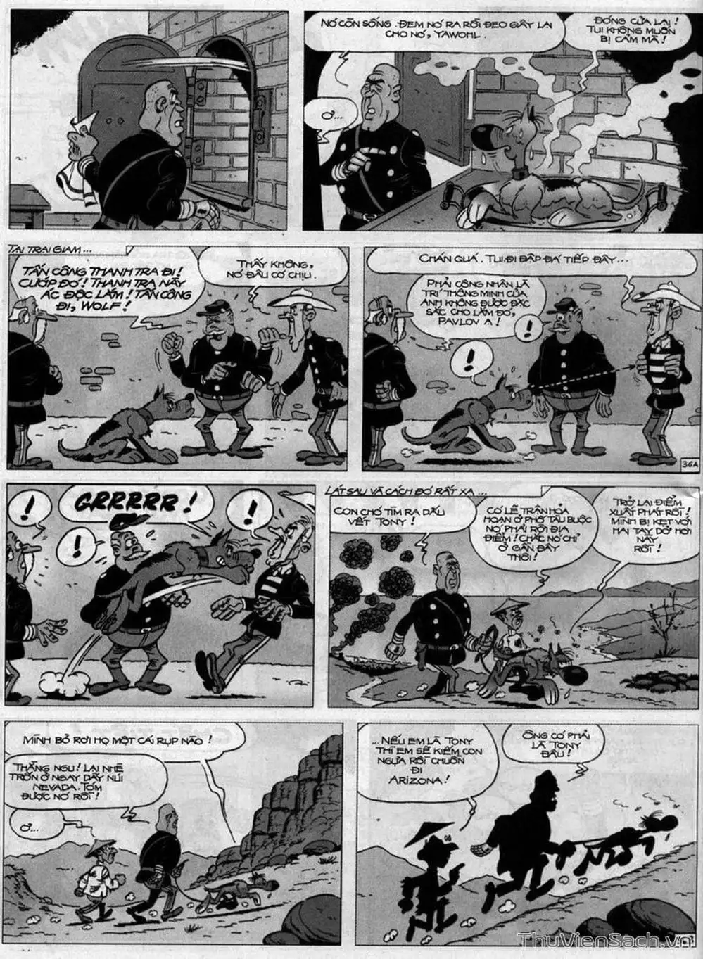 Truyện Tranh Cuộc Phiêu Lưu Kỳ Thú Của Lucky Luke trang 3