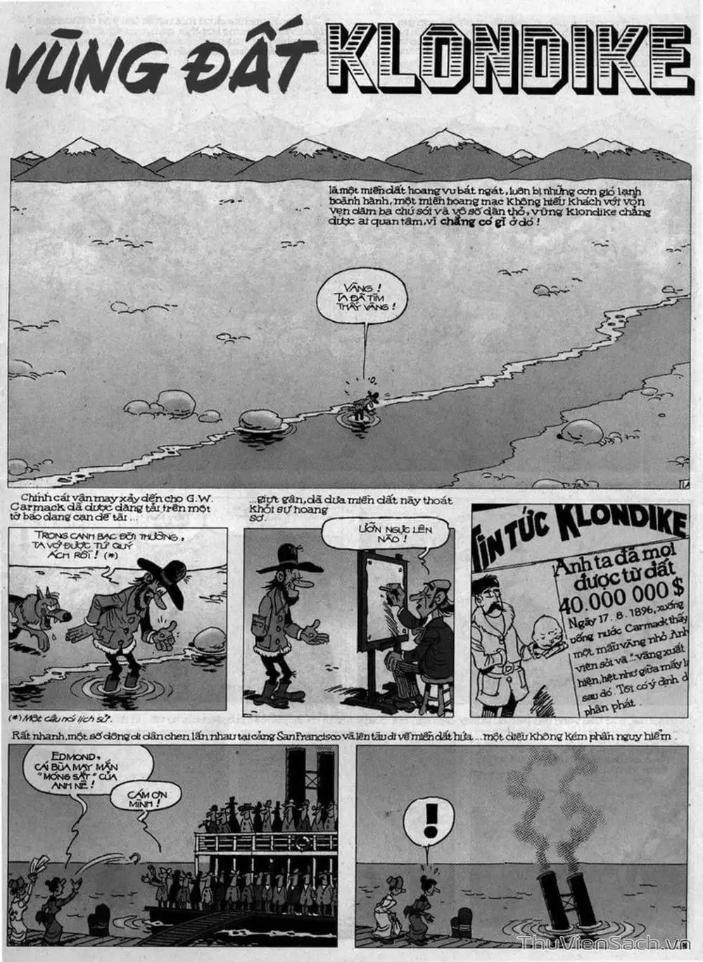 Truyện Tranh Cuộc Phiêu Lưu Kỳ Thú Của Lucky Luke trang 3