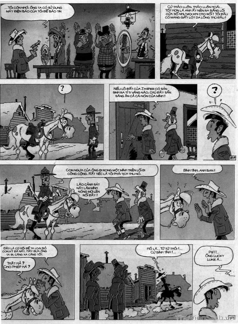 Truyện Tranh Cuộc Phiêu Lưu Kỳ Thú Của Lucky Luke trang 3