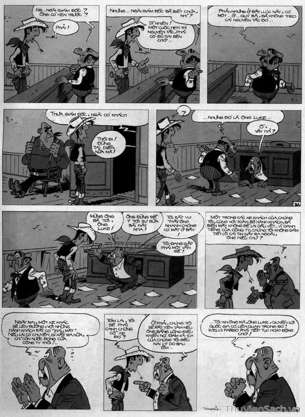 Truyện Tranh Cuộc Phiêu Lưu Kỳ Thú Của Lucky Luke trang 3