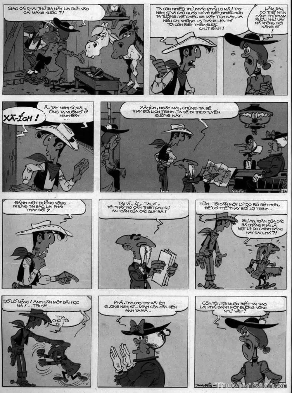 Truyện Tranh Cuộc Phiêu Lưu Kỳ Thú Của Lucky Luke trang 3