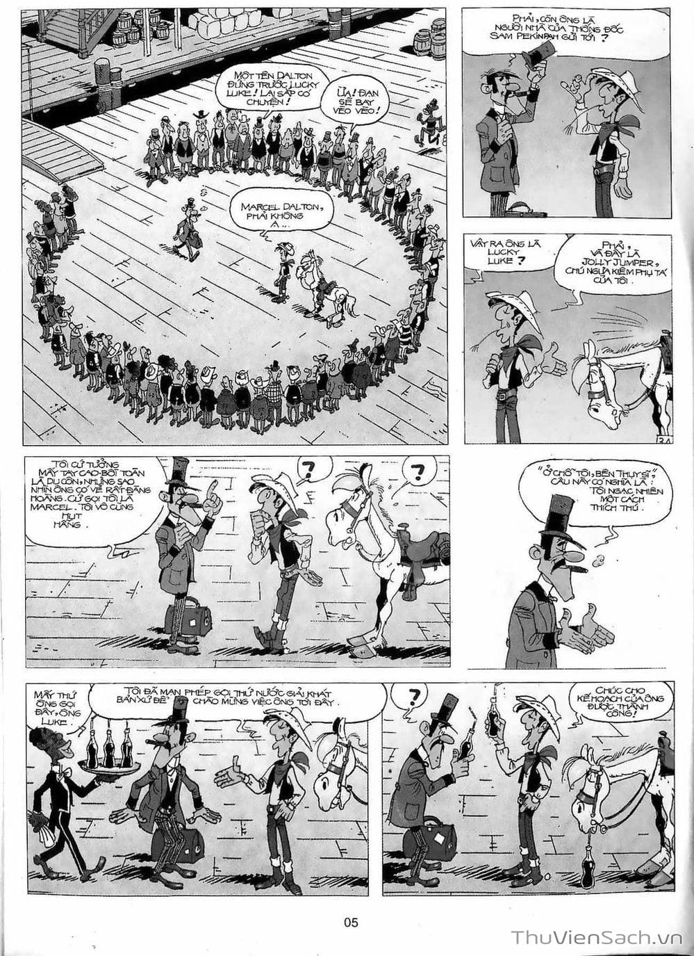 Truyện Tranh Cuộc Phiêu Lưu Kỳ Thú Của Lucky Luke trang 3