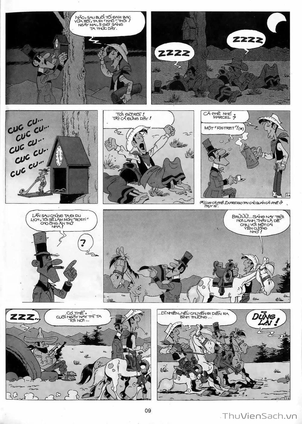 Truyện Tranh Cuộc Phiêu Lưu Kỳ Thú Của Lucky Luke trang 3