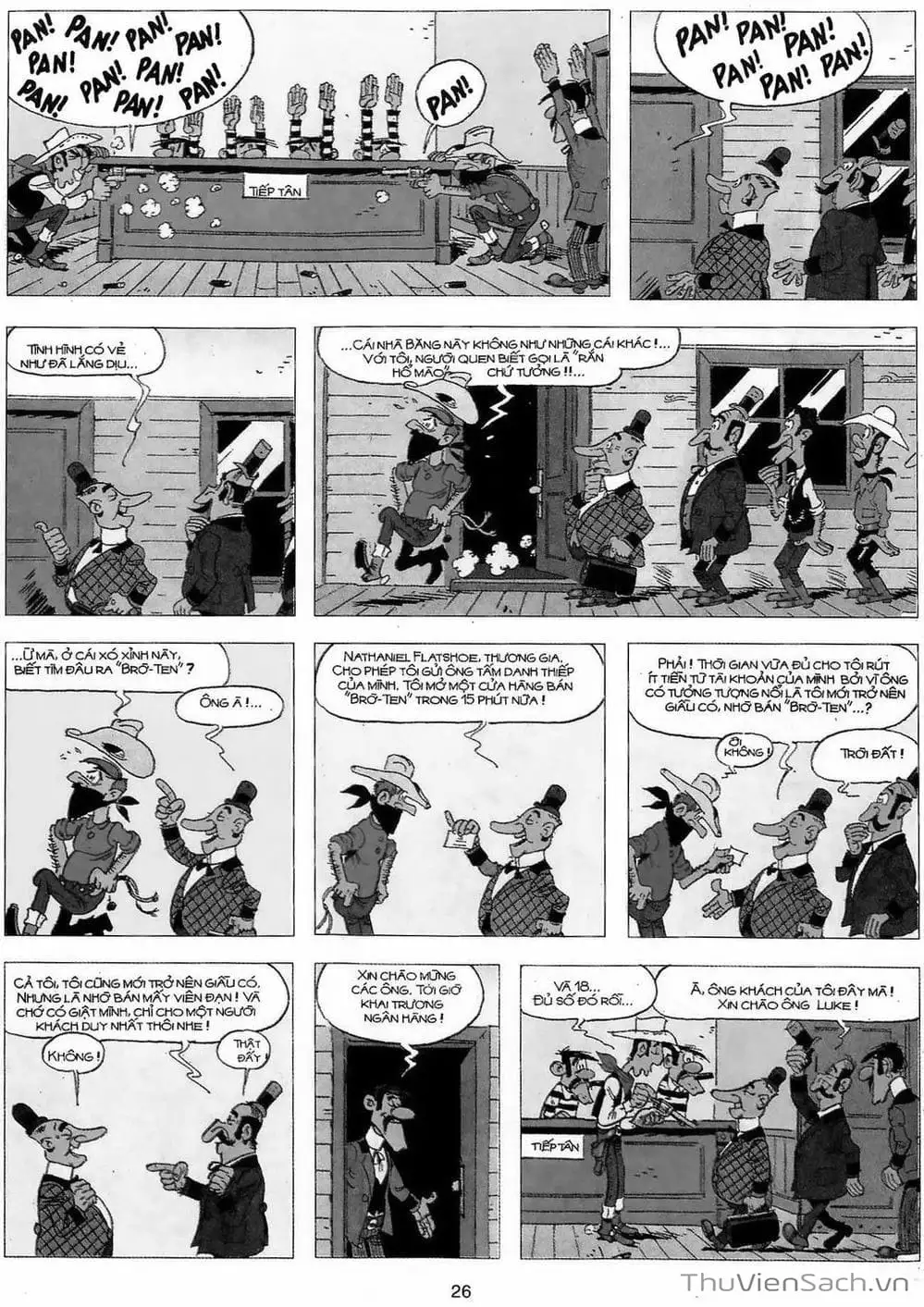 Truyện Tranh Cuộc Phiêu Lưu Kỳ Thú Của Lucky Luke trang 3