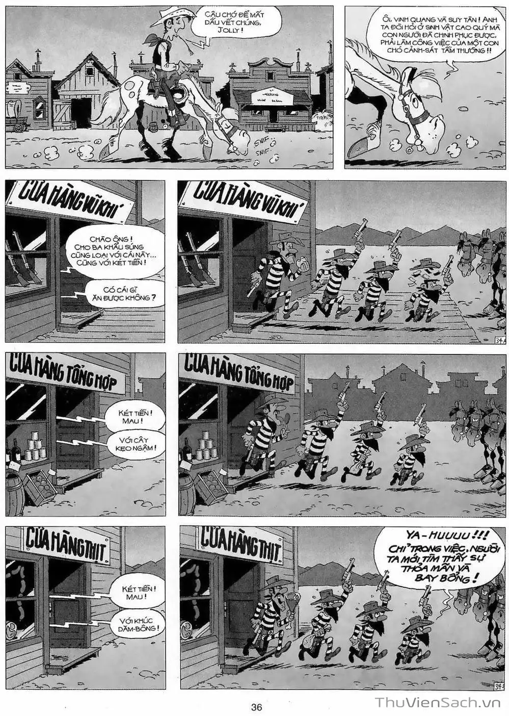Truyện Tranh Cuộc Phiêu Lưu Kỳ Thú Của Lucky Luke trang 3