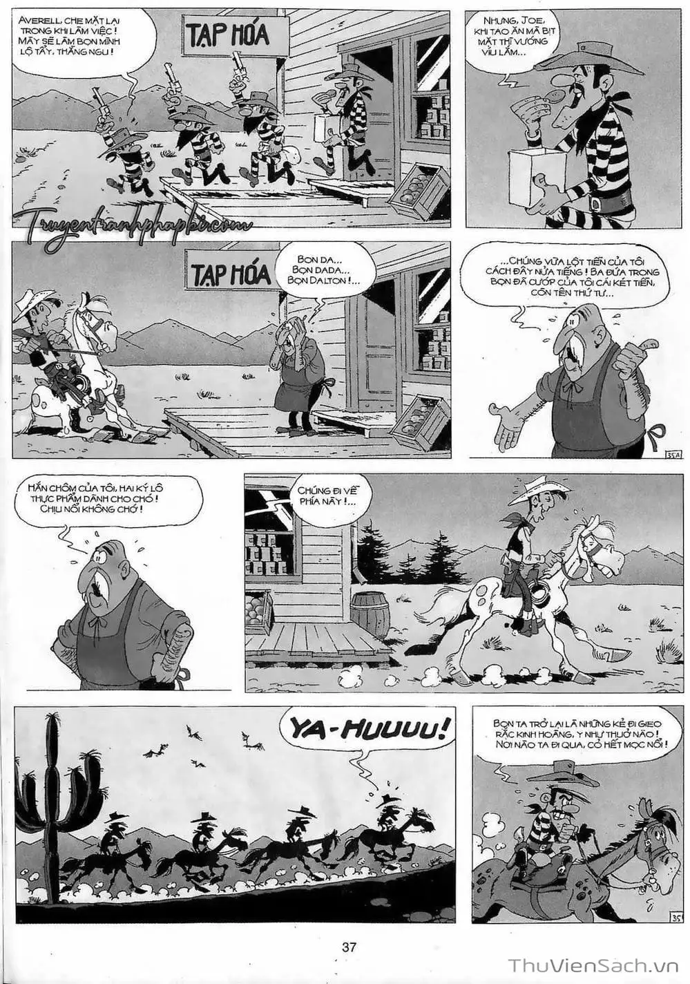 Truyện Tranh Cuộc Phiêu Lưu Kỳ Thú Của Lucky Luke trang 3