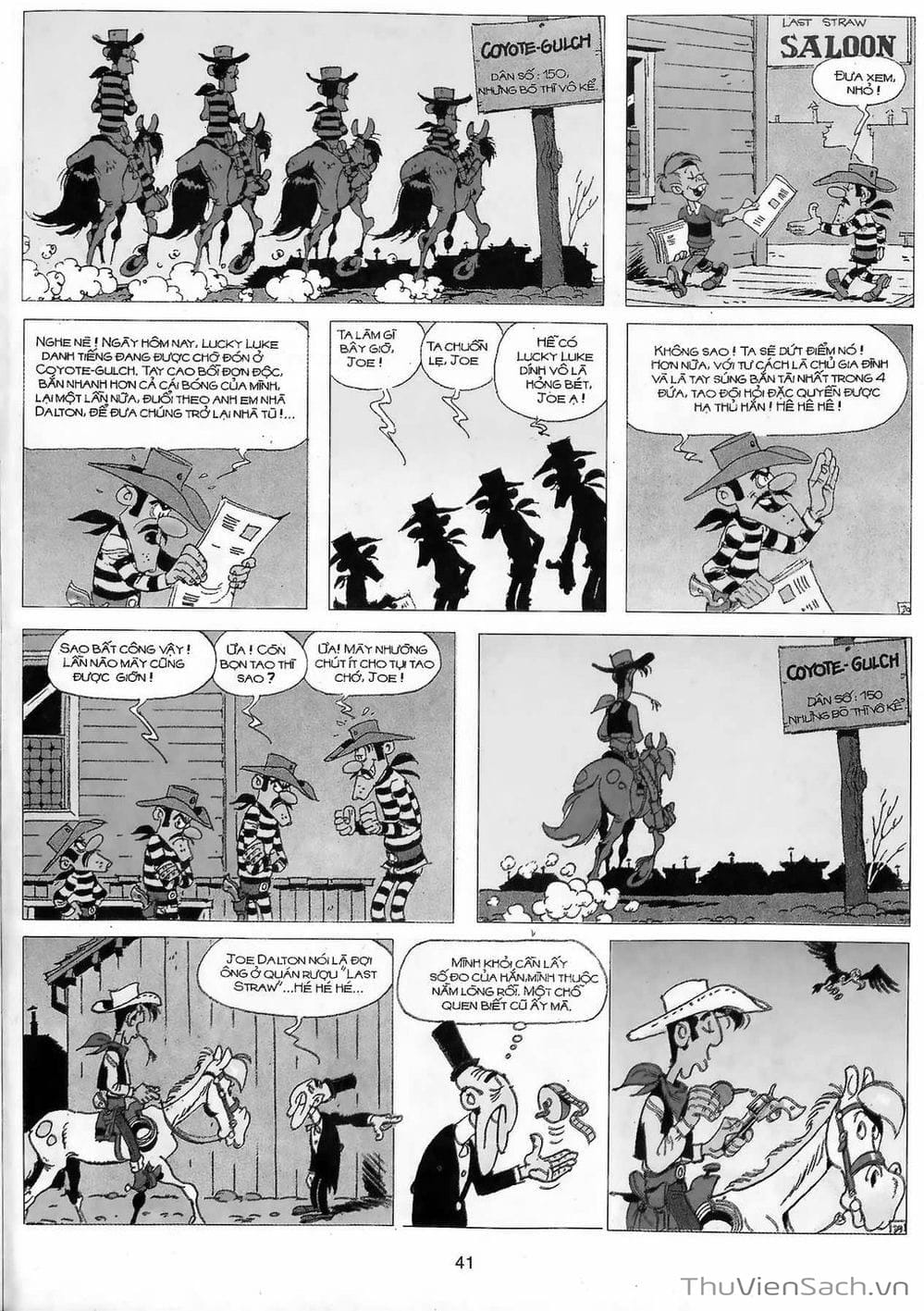 Truyện Tranh Cuộc Phiêu Lưu Kỳ Thú Của Lucky Luke trang 3