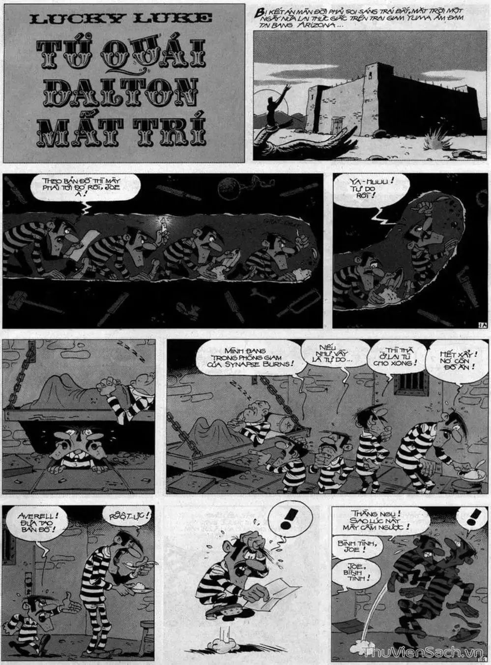 Truyện Tranh Cuộc Phiêu Lưu Kỳ Thú Của Lucky Luke trang 3