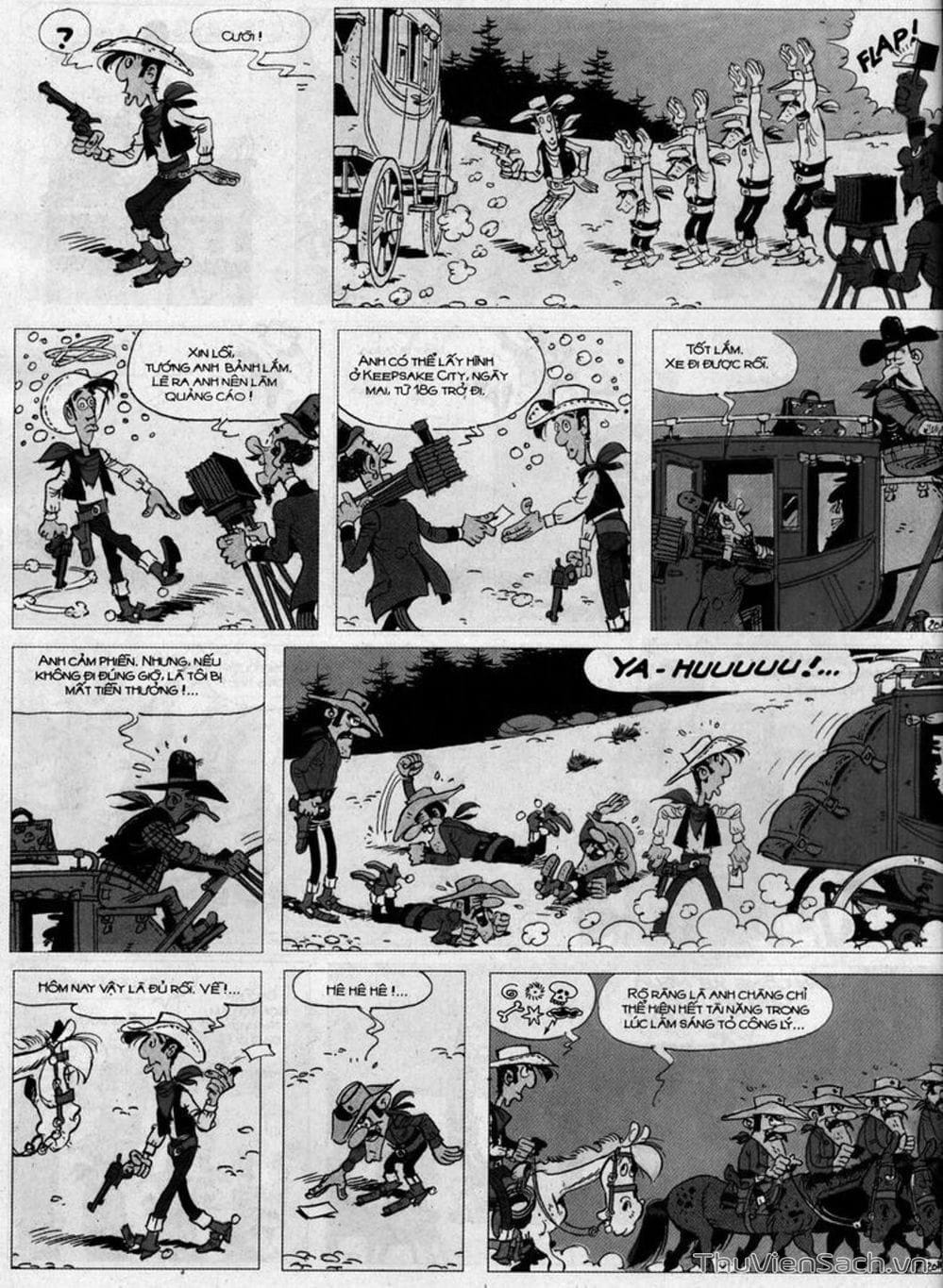 Truyện Tranh Cuộc Phiêu Lưu Kỳ Thú Của Lucky Luke trang 3