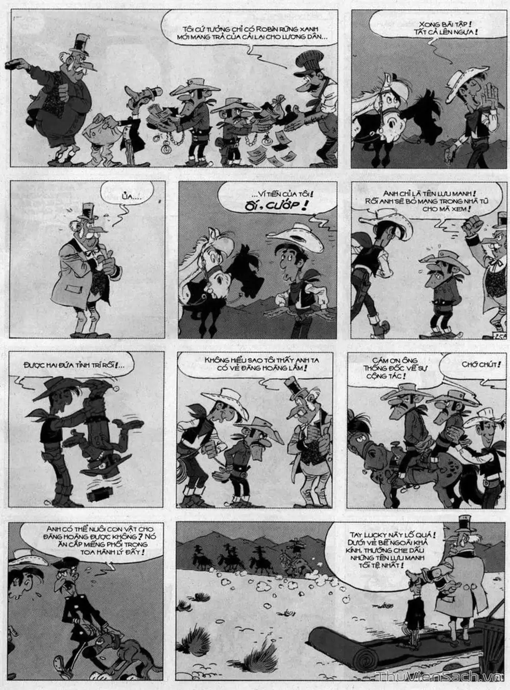 Truyện Tranh Cuộc Phiêu Lưu Kỳ Thú Của Lucky Luke trang 3