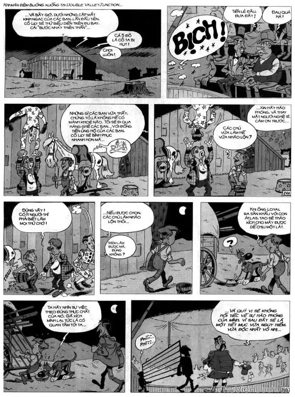 Truyện Tranh Cuộc Phiêu Lưu Kỳ Thú Của Lucky Luke trang 3