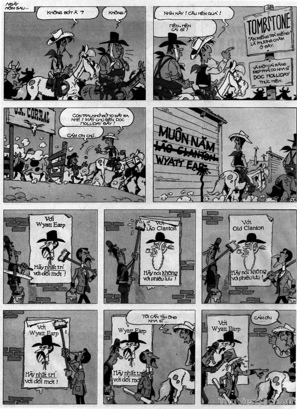 Truyện Tranh Cuộc Phiêu Lưu Kỳ Thú Của Lucky Luke trang 3