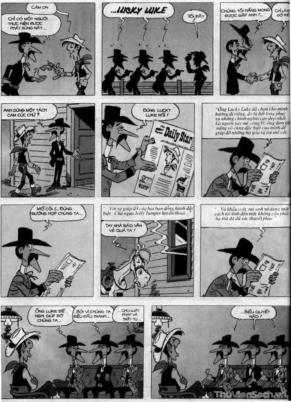 Truyện Tranh Cuộc Phiêu Lưu Kỳ Thú Của Lucky Luke trang 3