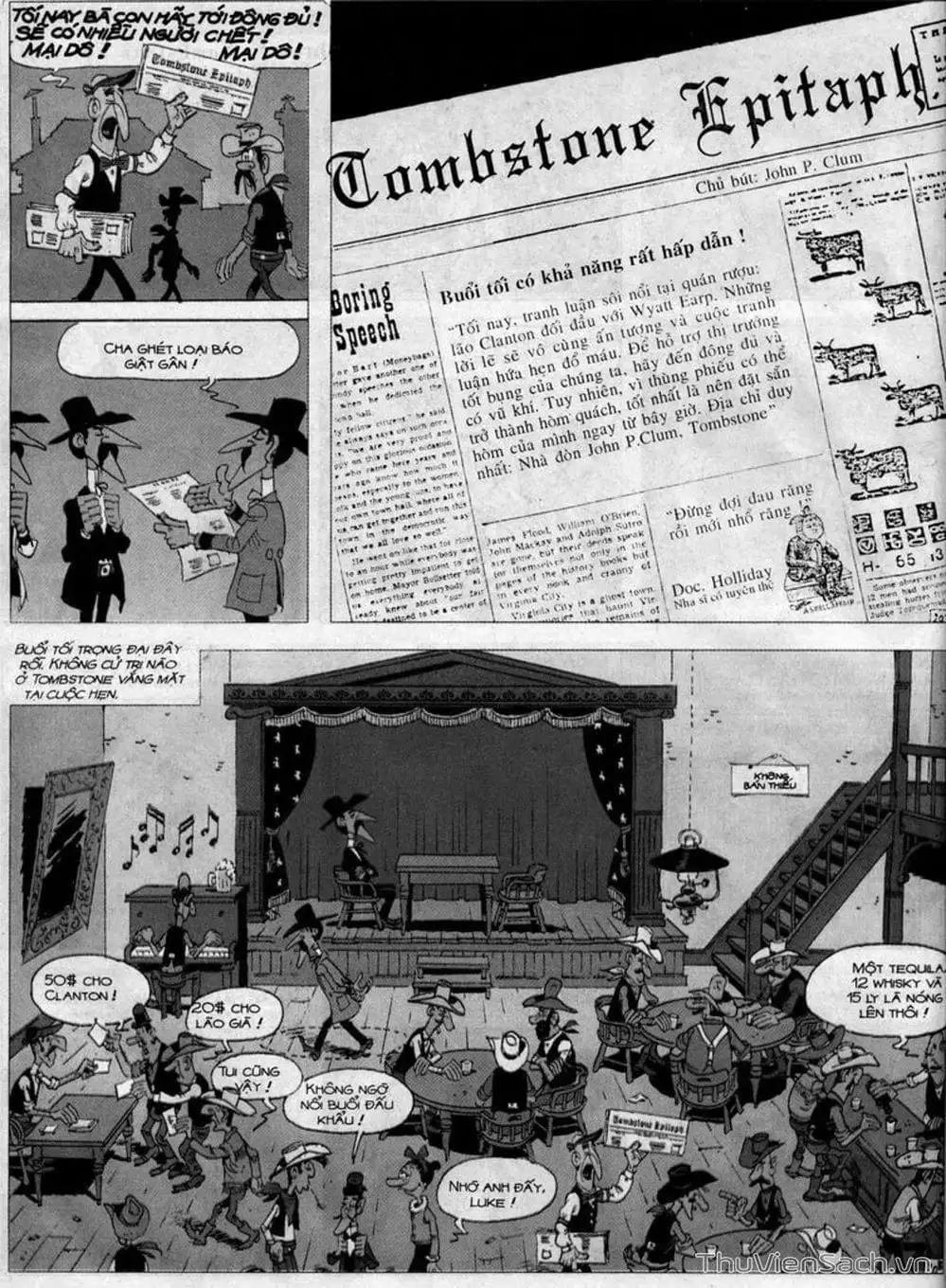 Truyện Tranh Cuộc Phiêu Lưu Kỳ Thú Của Lucky Luke trang 3
