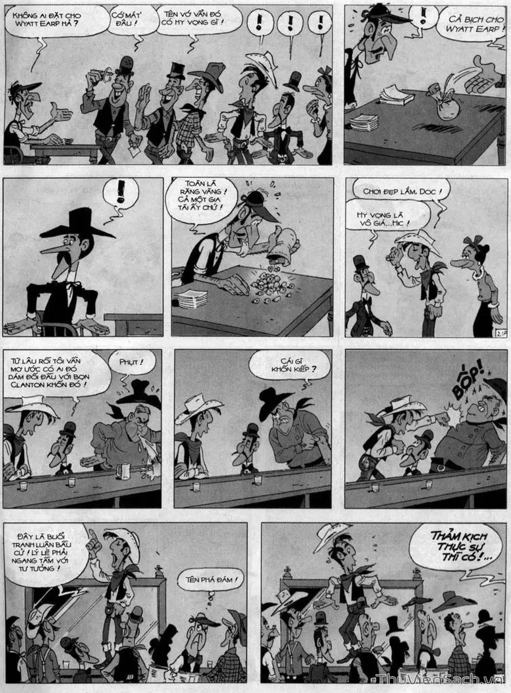 Truyện Tranh Cuộc Phiêu Lưu Kỳ Thú Của Lucky Luke trang 3