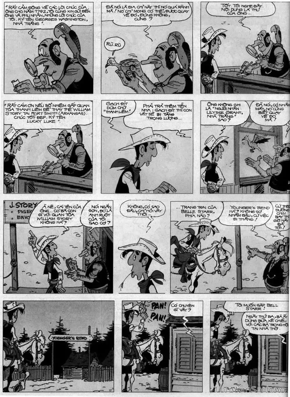 Truyện Tranh Cuộc Phiêu Lưu Kỳ Thú Của Lucky Luke trang 3