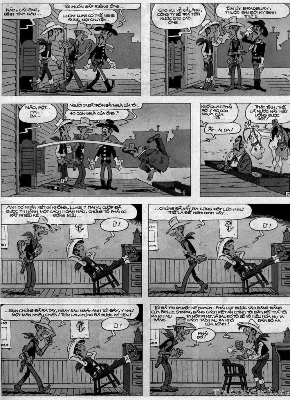 Truyện Tranh Cuộc Phiêu Lưu Kỳ Thú Của Lucky Luke trang 3