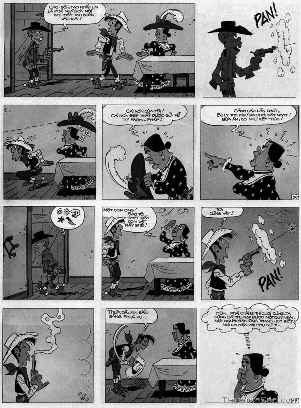 Truyện Tranh Cuộc Phiêu Lưu Kỳ Thú Của Lucky Luke trang 3