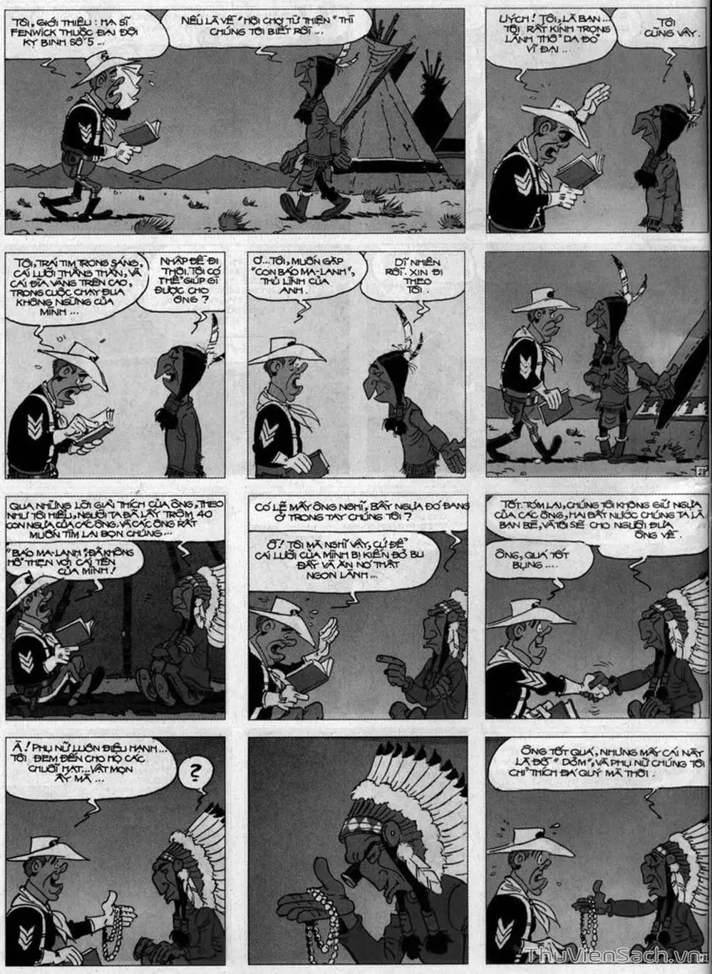 Truyện Tranh Cuộc Phiêu Lưu Kỳ Thú Của Lucky Luke trang 3