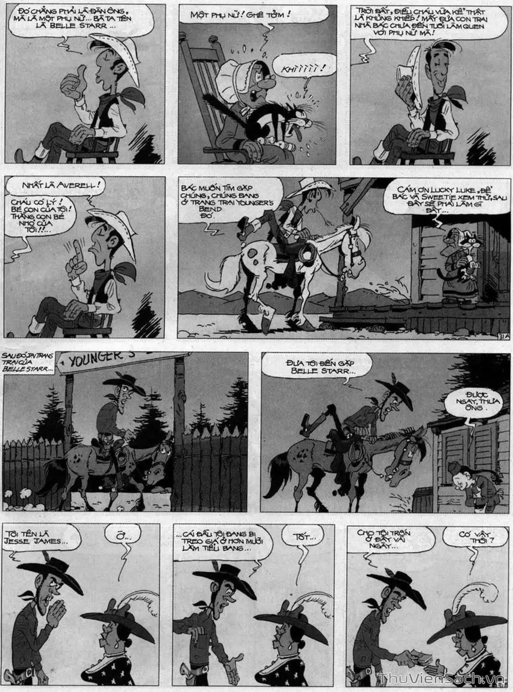 Truyện Tranh Cuộc Phiêu Lưu Kỳ Thú Của Lucky Luke trang 3