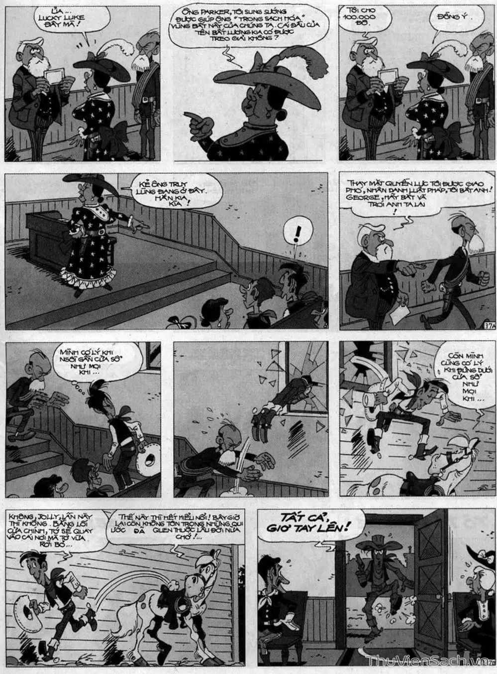 Truyện Tranh Cuộc Phiêu Lưu Kỳ Thú Của Lucky Luke trang 3