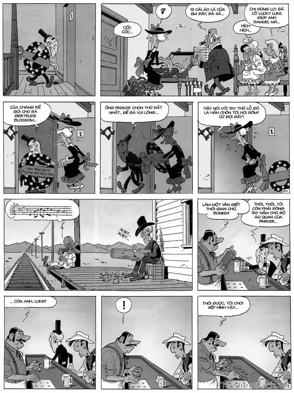 Truyện Tranh Cuộc Phiêu Lưu Kỳ Thú Của Lucky Luke trang 3