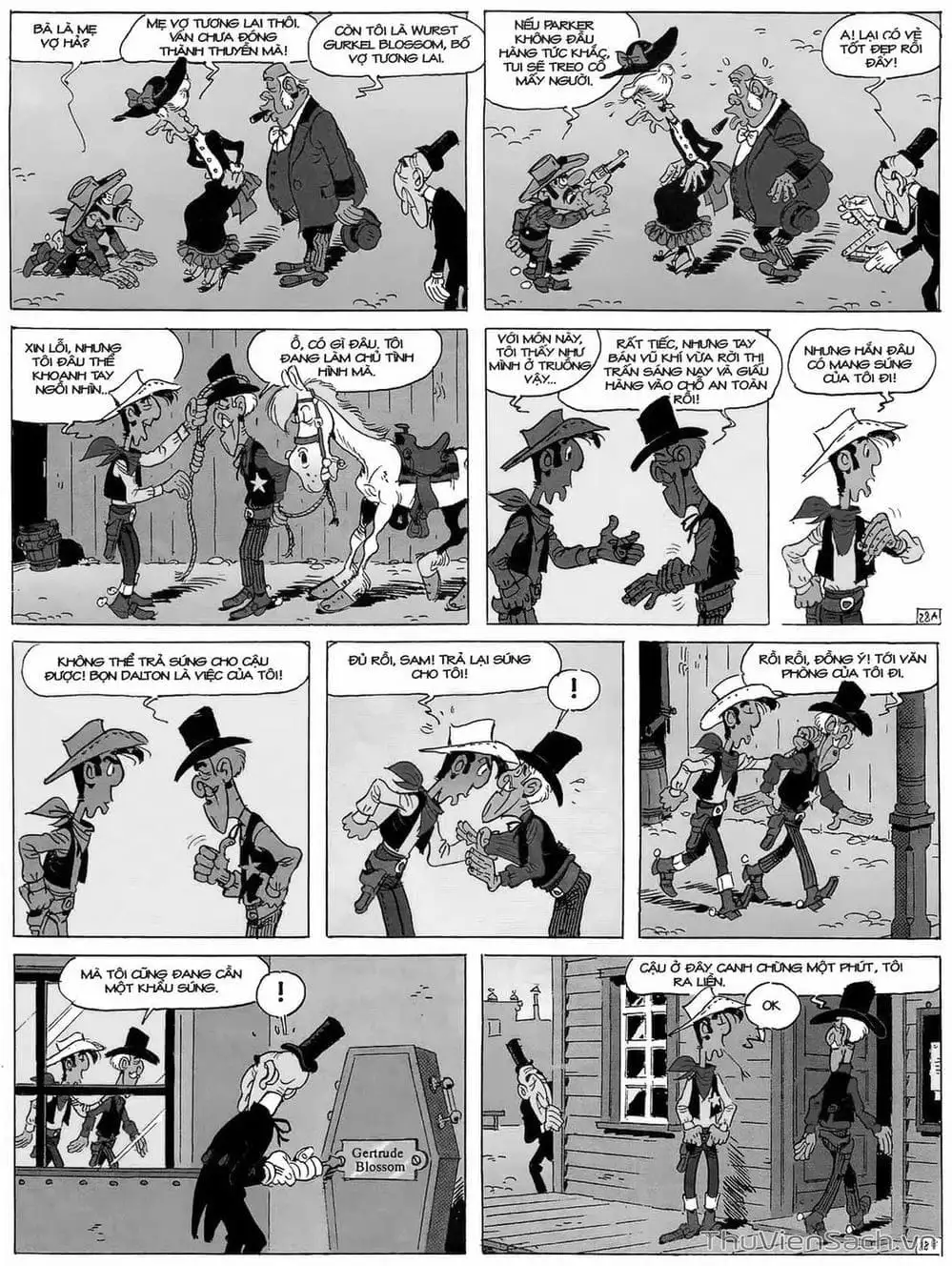 Truyện Tranh Cuộc Phiêu Lưu Kỳ Thú Của Lucky Luke trang 3