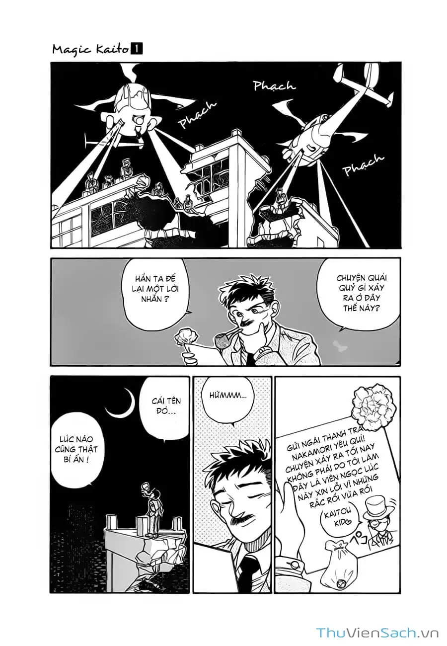 Truyện Tranh Siêu Đạo Chích Kid - Magic Kaito trang 4