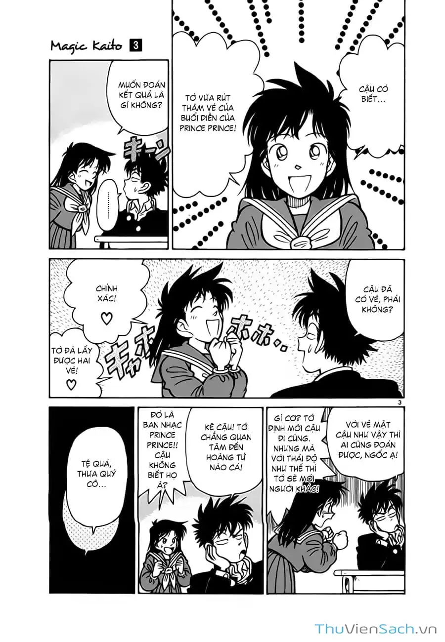 Truyện Tranh Siêu Đạo Chích Kid - Magic Kaito trang 4