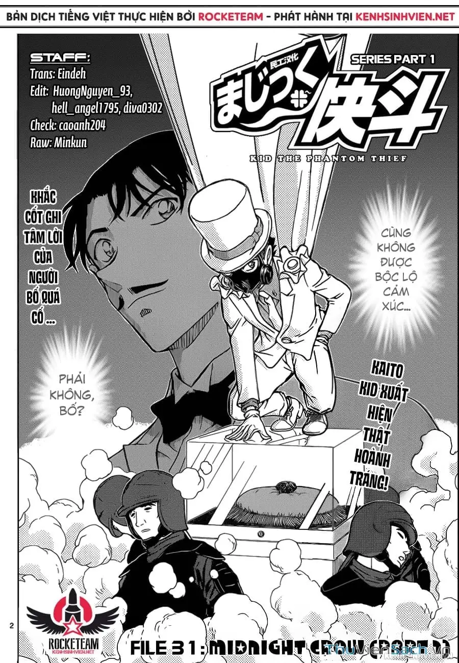 Truyện Tranh Siêu Đạo Chích Kid - Magic Kaito trang 4