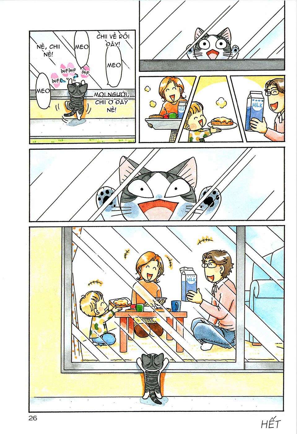 Truyện Tranh Mái Ấm Của Chi - Chii’s Sweet Home trang 3