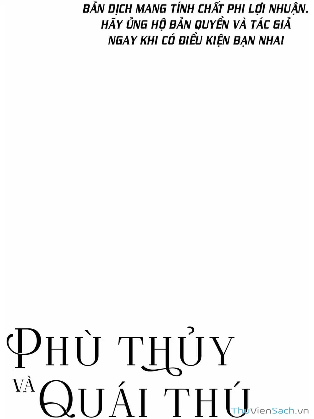 Truyện Tranh Phù Thủy Và Quái Thú - Majo To Yajuu trang 5