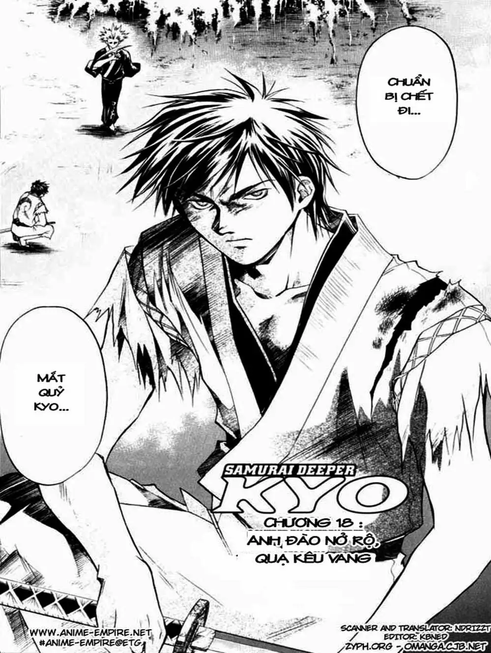 Truyện Tranh Mắt Quỷ Kyo - Samurai Deeper Kyo trang 3