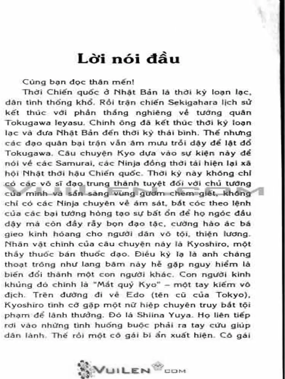 Truyện Tranh Mắt Quỷ Kyo - Samurai Deeper Kyo trang 3