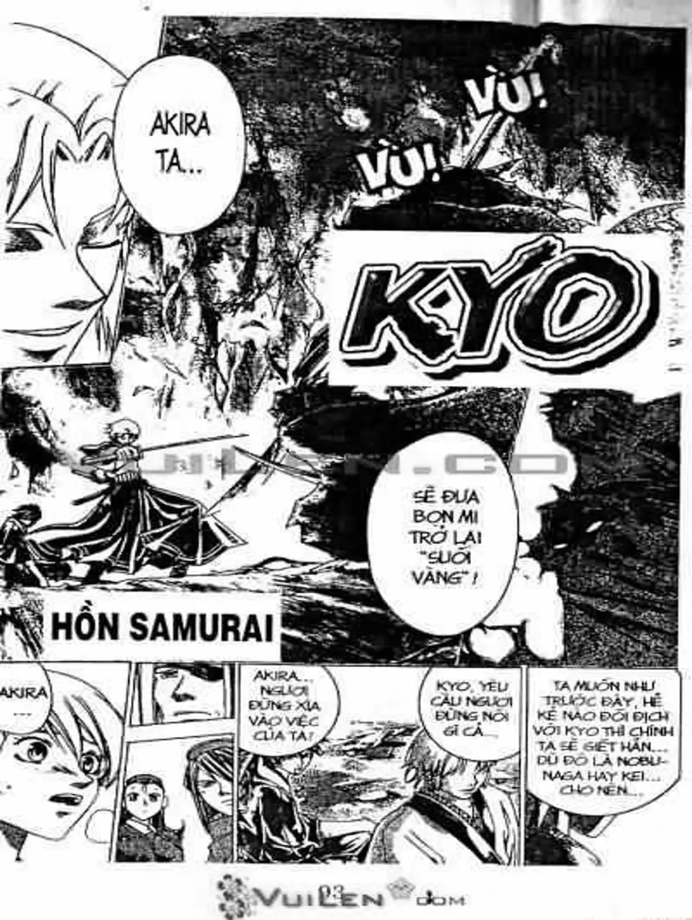 Truyện Tranh Mắt Quỷ Kyo - Samurai Deeper Kyo trang 3