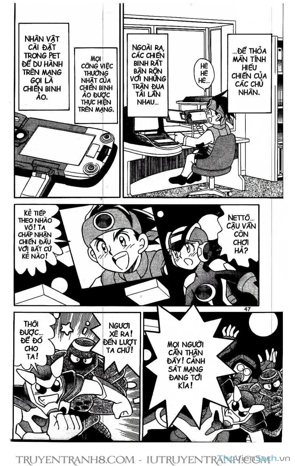 Truyện Tranh Rockman Chiến Binh Thế Giới Ảo trang 4