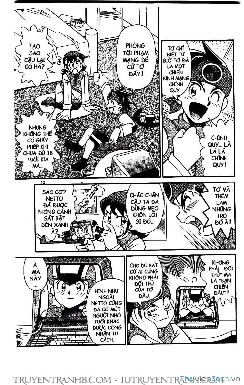 Truyện Tranh Rockman Chiến Binh Thế Giới Ảo trang 4