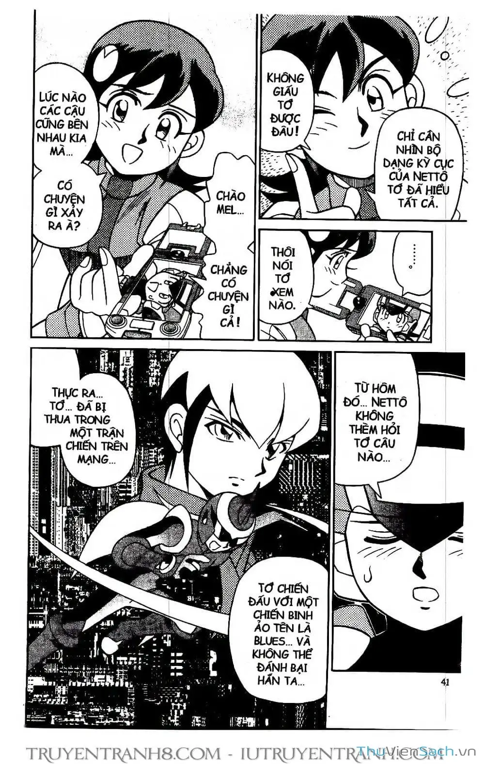 Truyện Tranh Rockman Chiến Binh Thế Giới Ảo trang 4