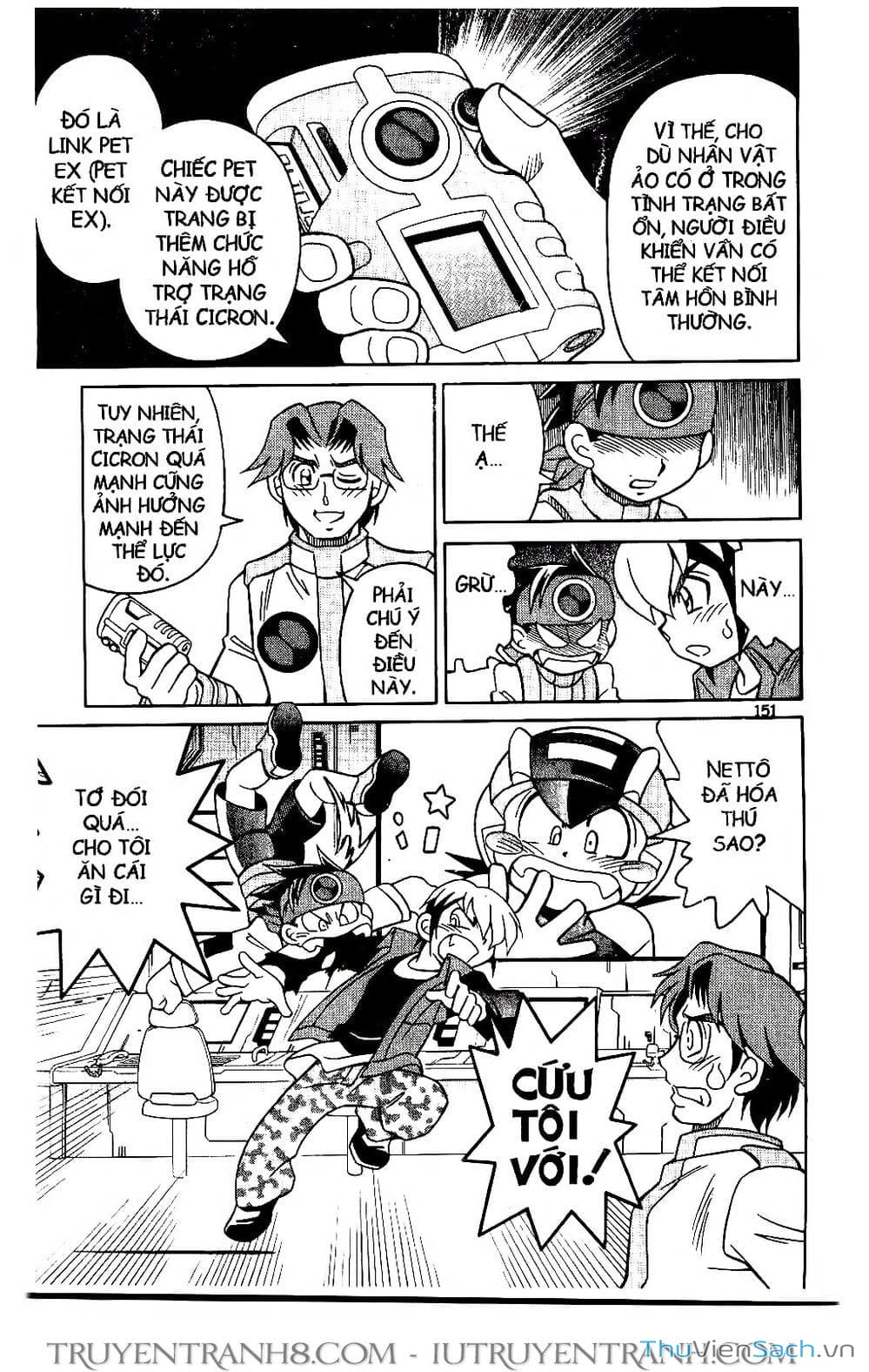Truyện Tranh Rockman Chiến Binh Thế Giới Ảo trang 4