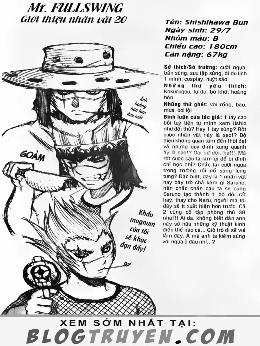 Truyện Tranh Cú Đánh Toàn Lực - Mr. Fullswing trang 3