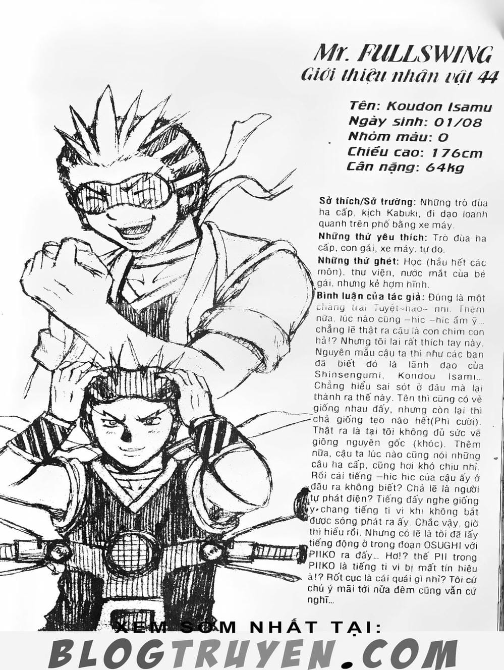 Truyện Tranh Cú Đánh Toàn Lực - Mr. Fullswing trang 3