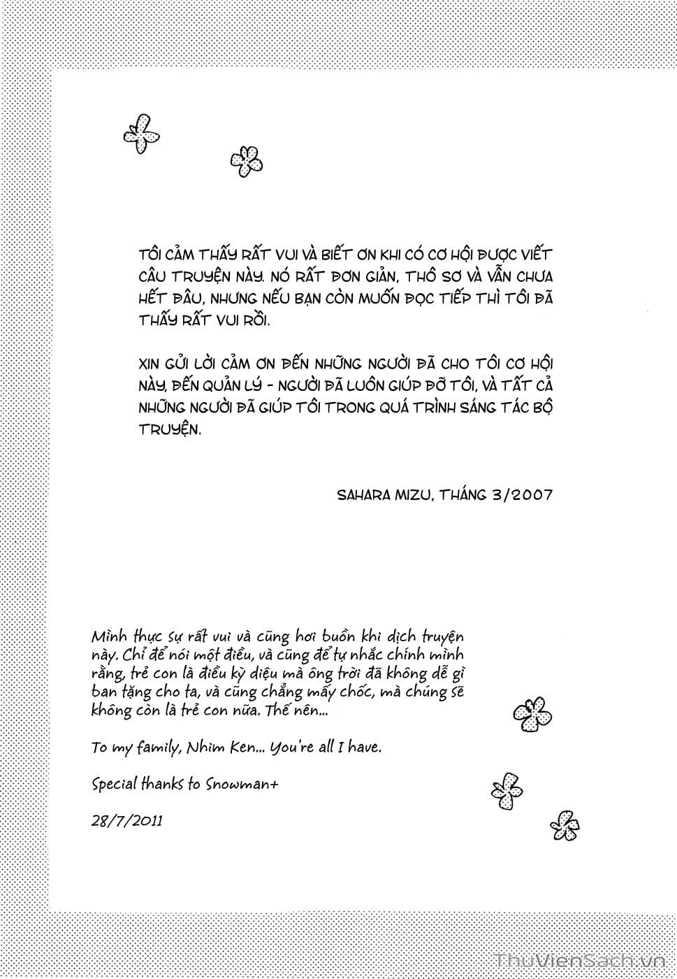 Truyện Tranh Con Gái Của Ba - My Girl trang 3