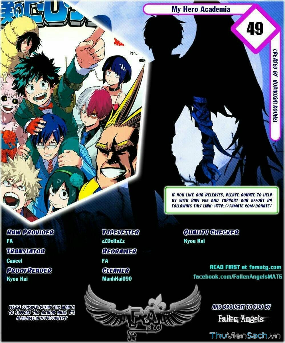 Truyện Tranh Học Viện Siêu Anh Hùng - My Hero Academia trang 990