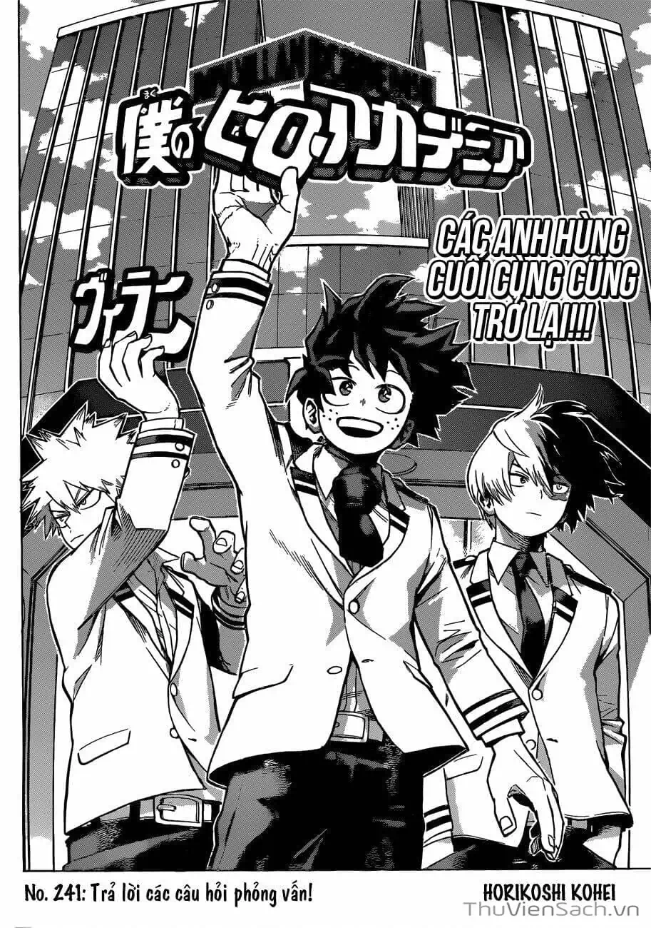 Truyện Tranh Học Viện Siêu Anh Hùng - My Hero Academia trang 5