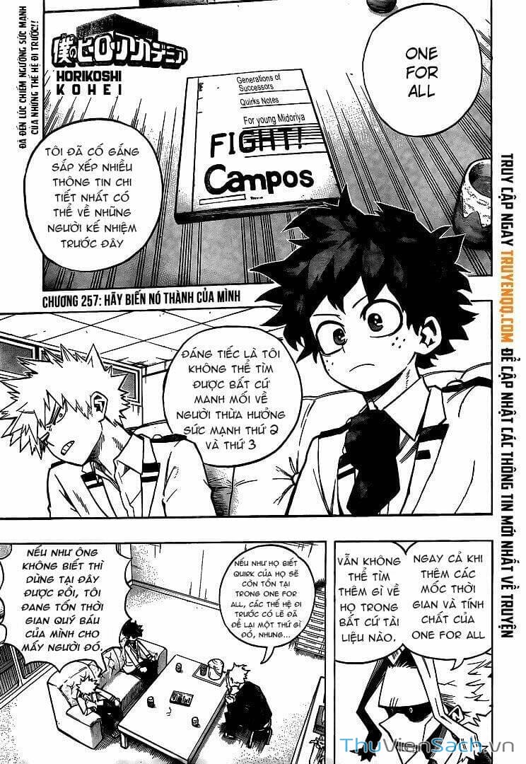 Truyện Tranh Học Viện Siêu Anh Hùng - My Hero Academia trang 5